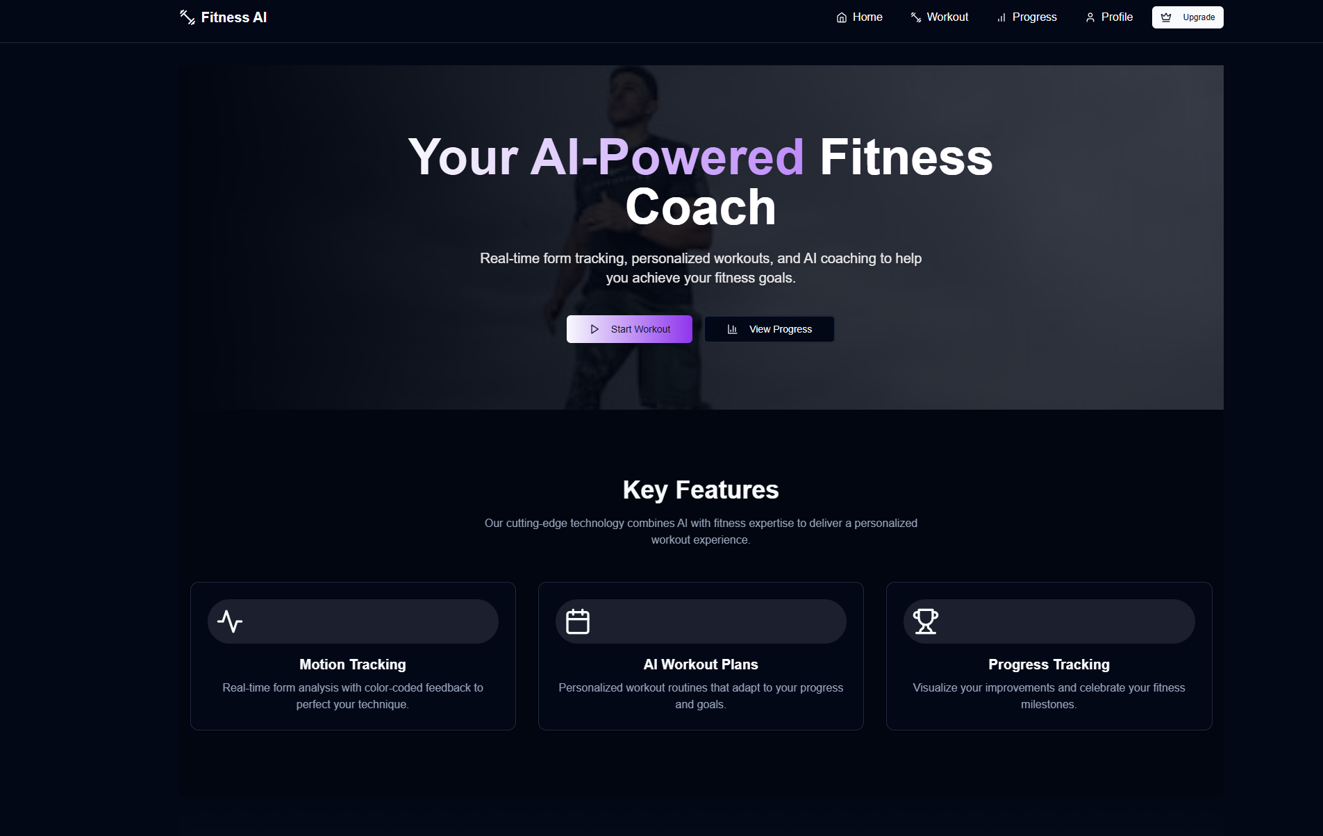 AI Workout – Fitness App